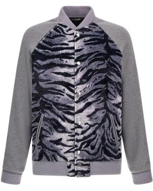 Roberto Cavalli Bomber Jackets - Blue