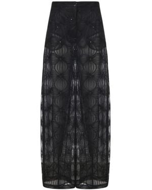 Genny Wide Trousers - Black