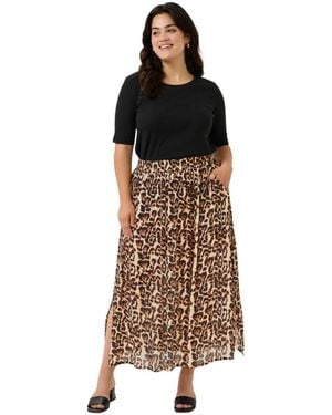 Kaffe Maxi Skirts - Marron