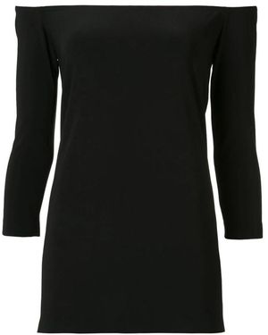 Norma Kamali Long Sleeve Tops - Black