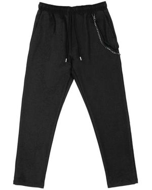 Gianni Lupo Herrenhose Mit Kordelzug - Schwarz