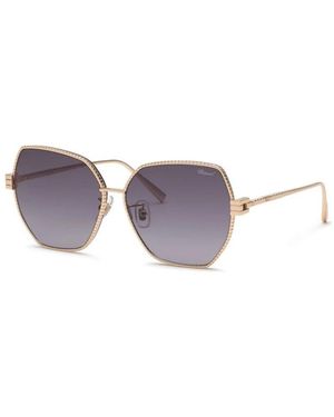 Chopard Rose Smoke Gradient Zonnebril - Paars