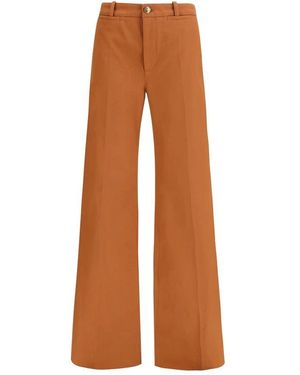 Chloé Wide Trousers - Marrón