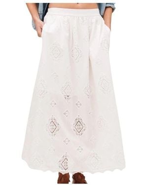 Ba&sh Maxi Skirts - Bianco