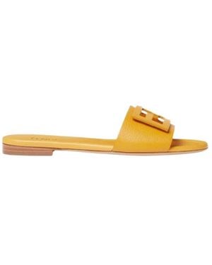 Fendi Sliders - Yellow