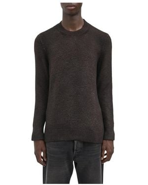 Avant Toi Truien & Vesten ,Bruin ,Katoen Maglia Girocollo - Zwart