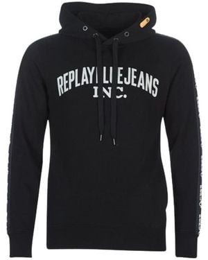 Replay Hoodies - Zwart