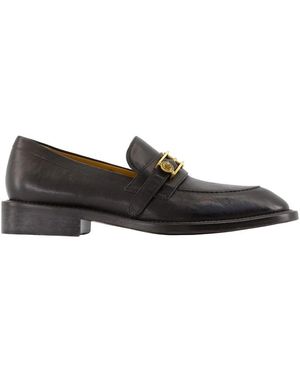 Versace Schoenen ,Zwart ,Leer Primo Leren Loafer