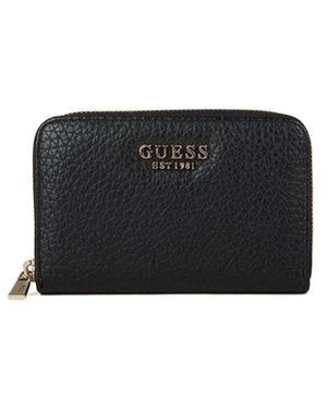 Guess Marsha Slg Medium Zip Around - Zwart