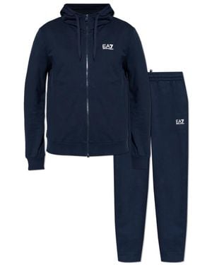 EA7 Pjvrz Trainingsanzug - Blau
