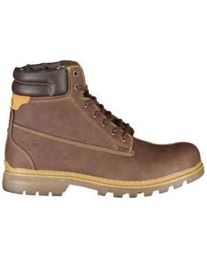 Carrera Lace-Up Boots - Brown