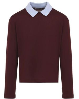 Jil Sander Polo Shirts - Red