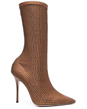 Gedebe Heeled Boots - Marrone