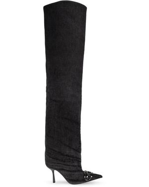 DIESEL Over-Knee Boots - Nero