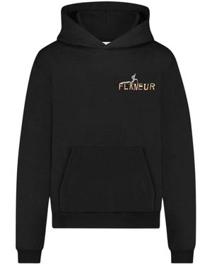 flâneur Hoodies - Zwart