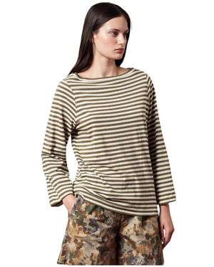 Massimo Alba Long Sleeve Tops - Brown