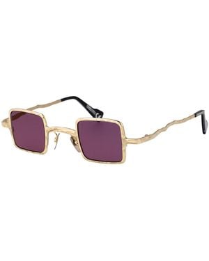 Kuboraum Stylische Sonnenbrille Mit Maske Z21 - Gelb