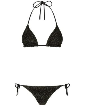 Missoni Schwarzer Lace-Up Strandbekleidung