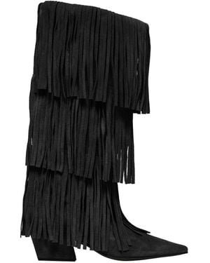 Aniye By Cowboy & Biker Boots - Black