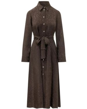 Pinko Kleedjes ,Bruin ,Agatea Abito Jacq