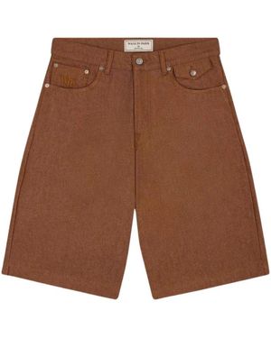 Walk In Paris Long Shorts - Brown