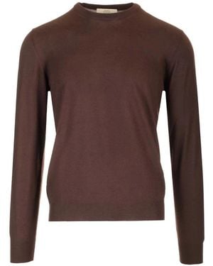 Mauro Ottaviani Round-Neck Knitwear - Brown