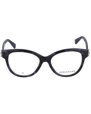 Longchamp Blau Havana Brille Lo2714 Stil - Braun