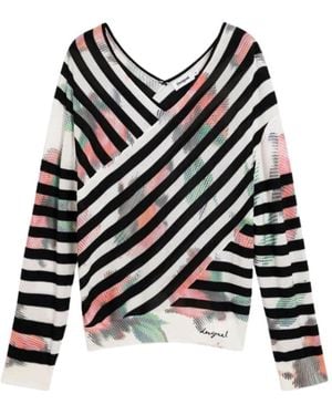 Desigual Overhemden ,Veelkleurig ,Jers_Helsinki - Zwart