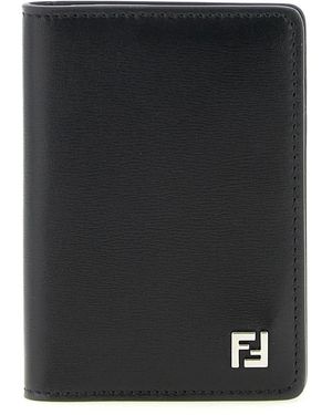 Fendi Ff Squared Kaarthouder - Zwart