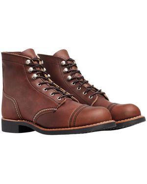 Red Wing Lace-Up Boots - Marrone