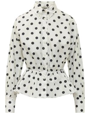 Fiorucci Polka-Dot Shirt - Weiß