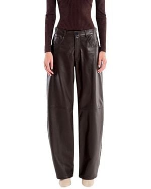 ViCOLO Leather Trousers - Negro
