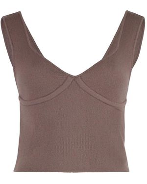 SABLYN Sleeveless Tops - Grey