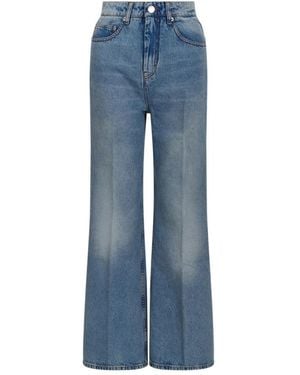 Ami Paris Ftr943 Schlagjeans - Blau