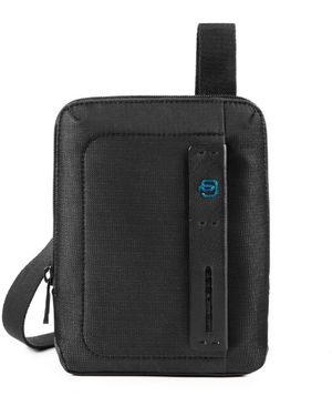 Piquadro Cross Body Messenger - Black