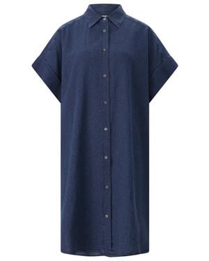 Closed Kleedjes ,Blauw ,Shirt Kleedjes