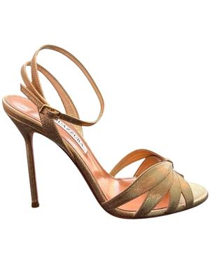 Aquazzura High Heel Sandals - Metallizzato
