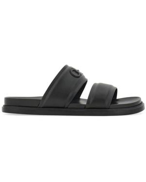 Ferragamo Sliders - Black