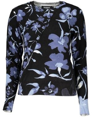 Desigual Round-Neck Knitwear - Blu