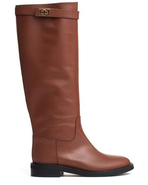 Via Roma 15 High Boots - Marrón