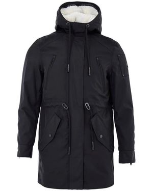 Moose Knuckles Giubbino Parka Con Coulisse - Blauw