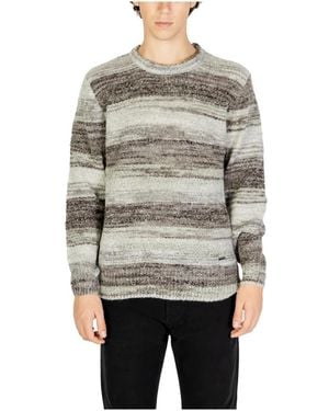 Gianni Lupo Round-Neck Knitwear - Grey