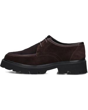 Stefano Lauran Retro Revival Schnürschuhe - Braun