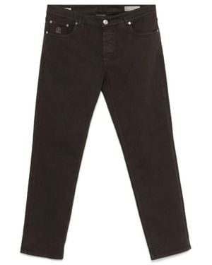 Brunello Cucinelli Cedar Twill Hose - Schwarz
