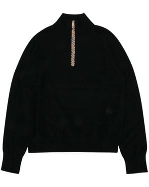 Burberry Conory Zip Sweater - Zwart