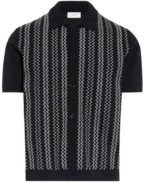 Paolo Pecora Truien & Vesten ,Zwart ,Katoen Camicia