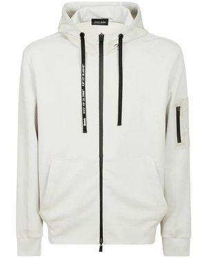 Herno Hooded Sweatshirt - Wit