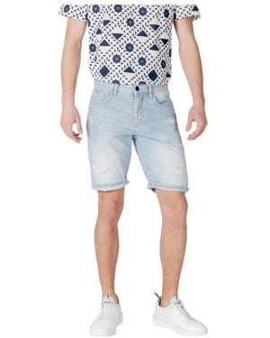 Antony Morato Denim Shorts - Blue