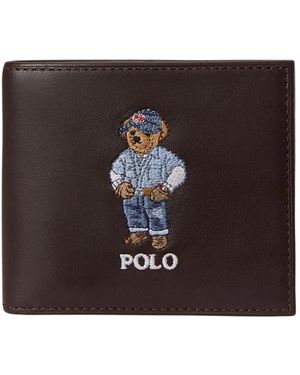 Ralph Lauren Accessoires ,Bruin ,Wallets & Cardholders - Zwart