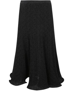 MSGM Midi Skirts - Black